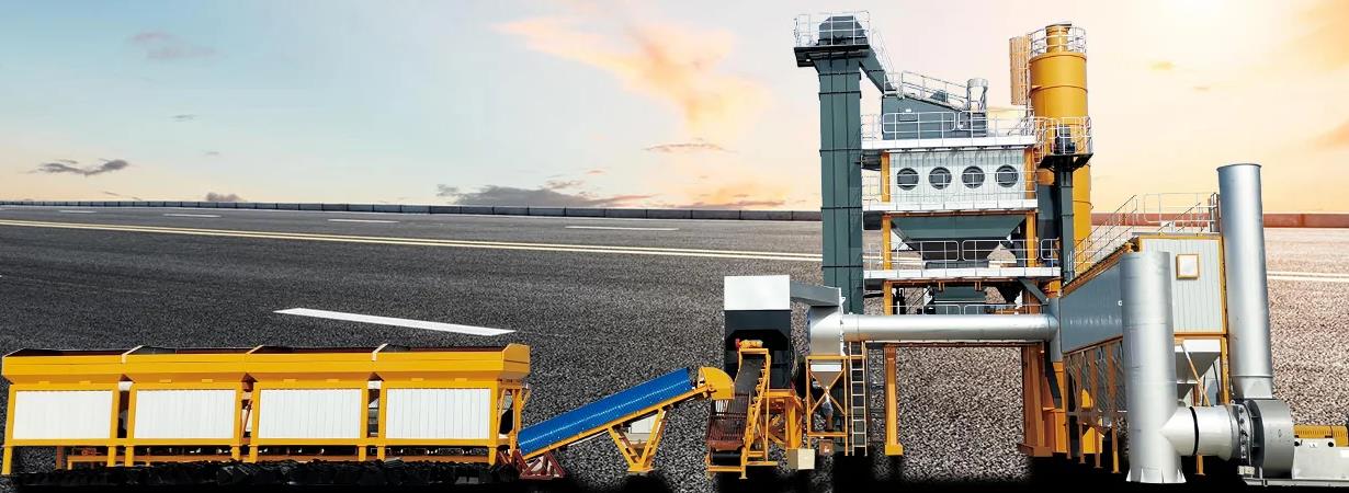 Application of mixer in asphalt mixing plant